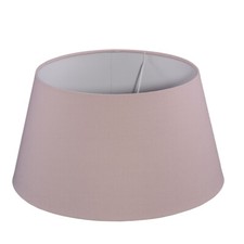 Lampenschirm für Tischleuchte in Rund Leinen Rose TL 20-15-13