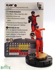 Heroclix Black Panther set Klaw #009 Common figure w/card!