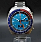 Vintage Seiko 5 Sports Speed-Timer 6139-6002 Water Resist Blue Dial Pepsi Bezel