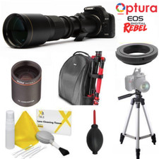 16K 500-1000MM TELESCOPIC LENS BACKPACK FOR CANON EOS REBEL T3 T3I T5 T5I T6 T7
