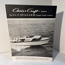 1961 CHRIS CRAFT Presents… The 25ft. Cavalier Express Cruiser Brochure