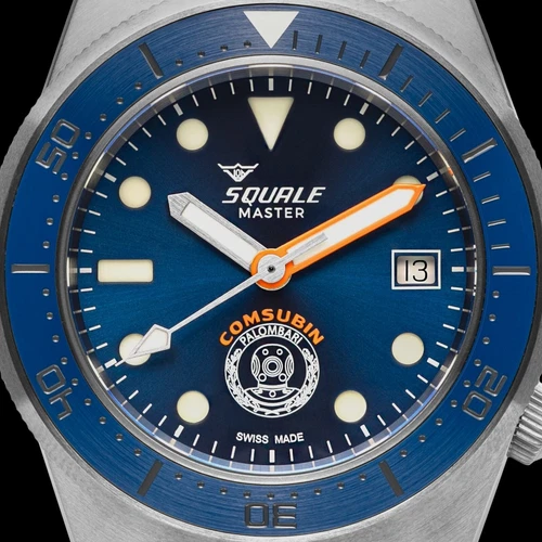 Squale Master x Palombari blaues Zifferblatt 1200M SCHWEIZER HERGESTELLT Taucheruhr Ltd Ed 500 Stck. - Bild 7 von 16