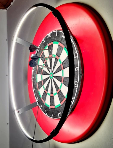 Dartring Dart Beleuchtung 360° Rundum LED Bausatz für Winmau Steeldart
