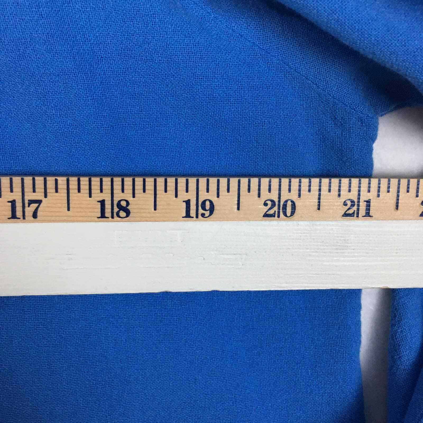 Soft Surrounding Blue Blouse Medium - image 3