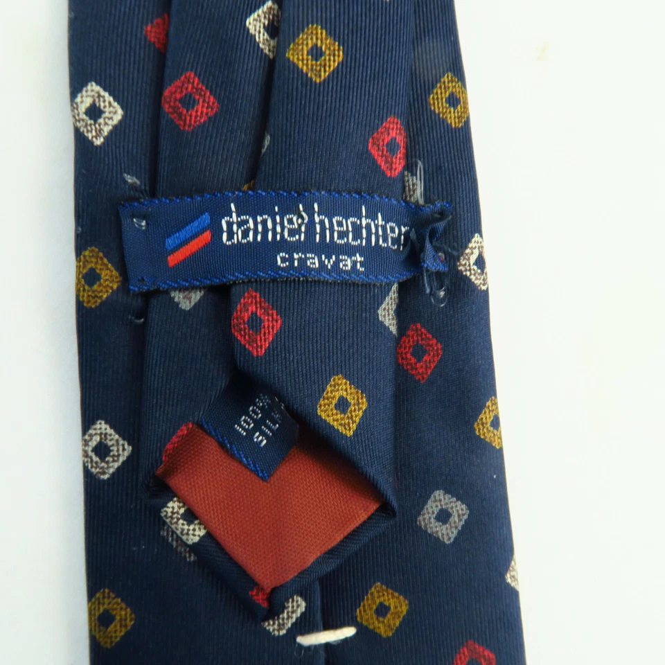 Галстук мужской Daniel Hechter галстук геометрический цвет бриллианты 57 дюймов x 2,75 дюйма узкий - Изображение 3 из 4