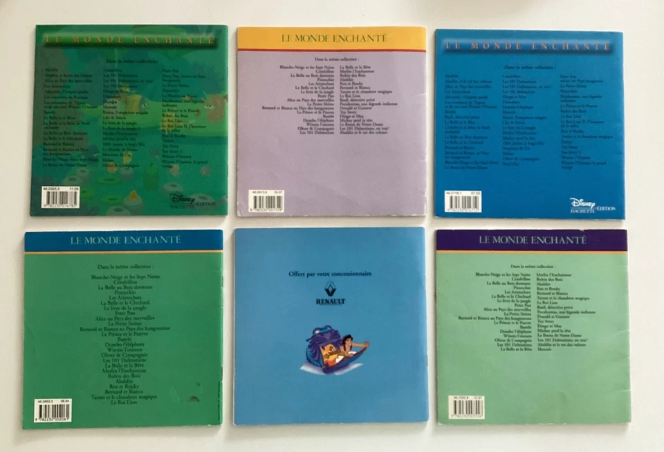 WALT-DISNEY. LOT DE 6 «MONDE ENCHANTÉ » PREMIÈRES LECTURES. 32 PAGES. BON ÉTAT. - Photo 2/3