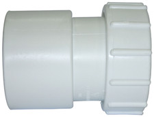 Floplast WS67WH 40mm (43mm) Solvent Weld Waste - Female Adaptor - White