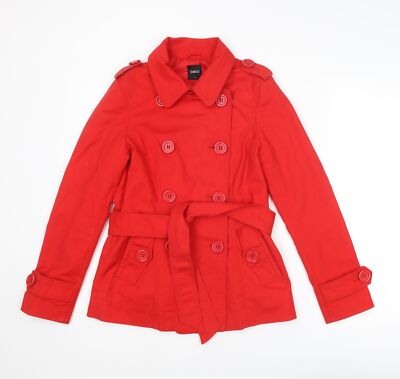 Oasis Damen Jacke rot Größe S geknöpft