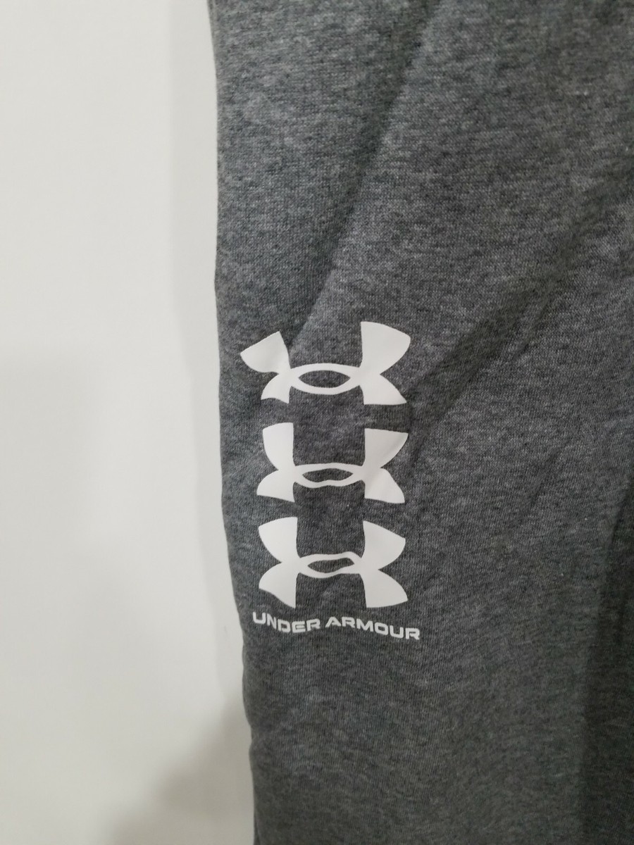 Men's UA Rival Fleece Multilogo Joggers Sz XXL (157131) - Grey | eBay