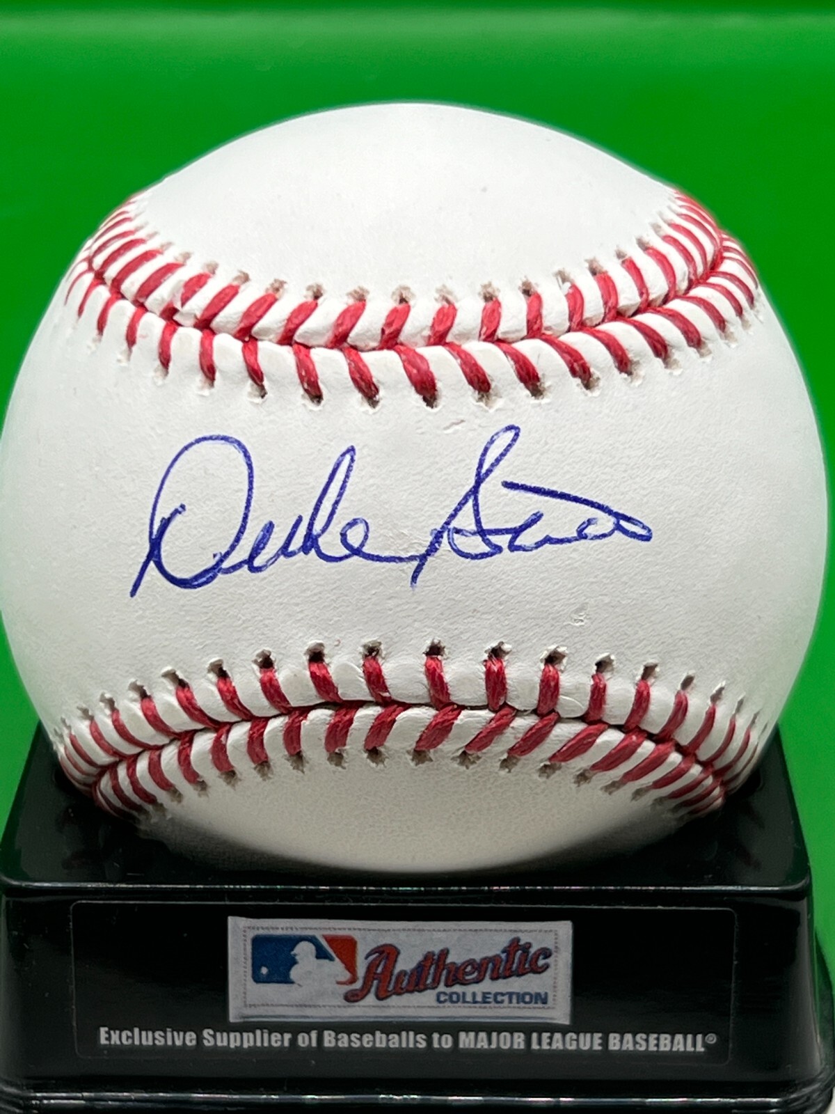 DUKE SIMS LOS ANGELES DODGERS / CLEVELAND INDIANS SIGNED OML BASEBALL 