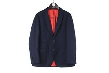authentic SUITSUPPLY Sienna men's blazer Jacket blue Size 52 classic