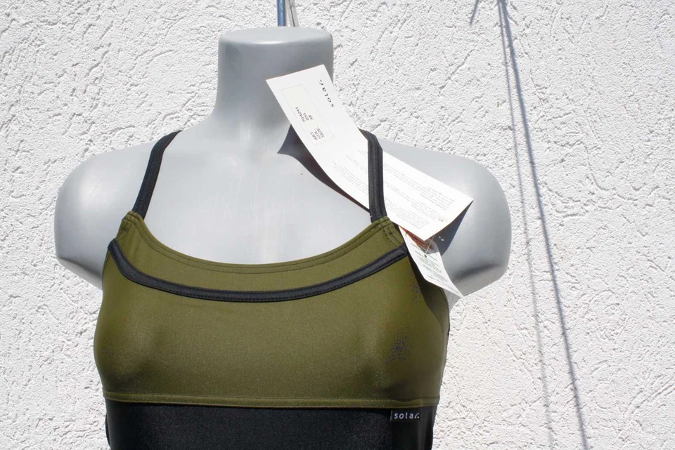 Saison-2023/24 704241-051 Solar Badeanzug mit Trägern tiefer Rücken Kreuz in 38 - Bild 3 von 4