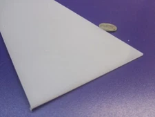 Hdpe White Bar 1/16" (.062") Thick x 3.75" Wide x 24" Long, 6 Pcs, 12 Ft Total