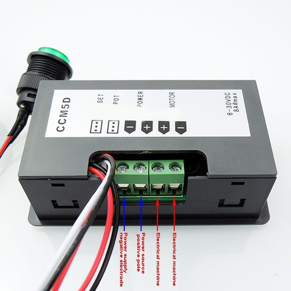 CCM5D Motor Controller Speed Regulator Accessories 6V 12V 24V for DC