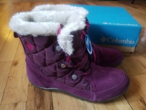 purple columbia boots