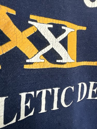 Vintage 90s University Of Michigan Wolverines Crewneck Sweatshirt Size Large - Picture 8 of 13