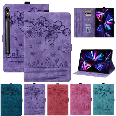 Magnetic Leather Pattern Case Stand Cover For Samsung Galaxy Tab S10 FE/S10 FE+