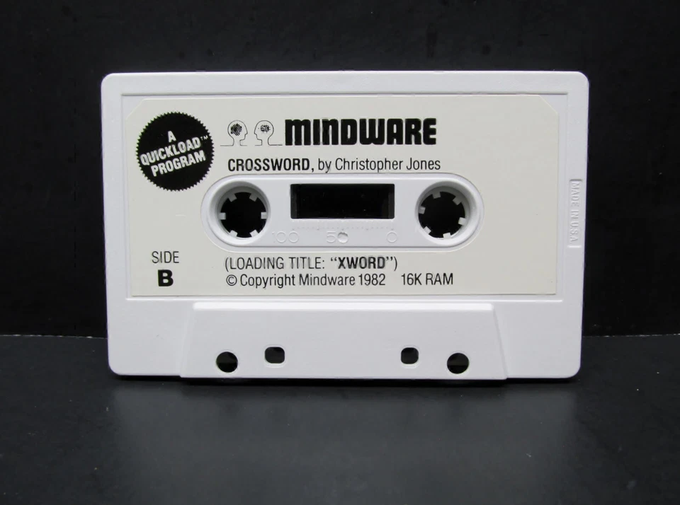 Crossword, Timex Sinclair & Sinclair ZX-81, Mindware 1983, CIB, Never Used - Image 4 of 4