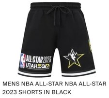 PRO STANDARD NBA X HBCU ALL-STAR BASKETBALL SHORTS 2023 STITCHED PATCHES OFFCIAL