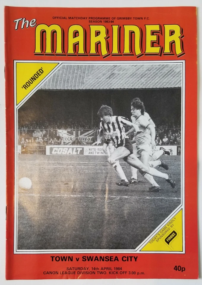 Grimsby Town: 5 x Match Day Programs including Sheffield Wednesday, 1984 - Image 4 of 4