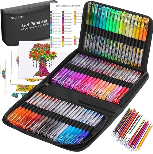 LePen Flex Brush Pens Set Of 6 - Primary Colors For Journaling, Lettering & Planning