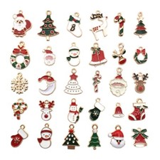 Ornaments Pendant Santa Christmas Tree/ Snowman Decoration Mix 38pcs