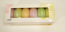 Callyssee Macaron Fizzy Bath Bombs Set of 6 Vanilla Strawberry Cupcake