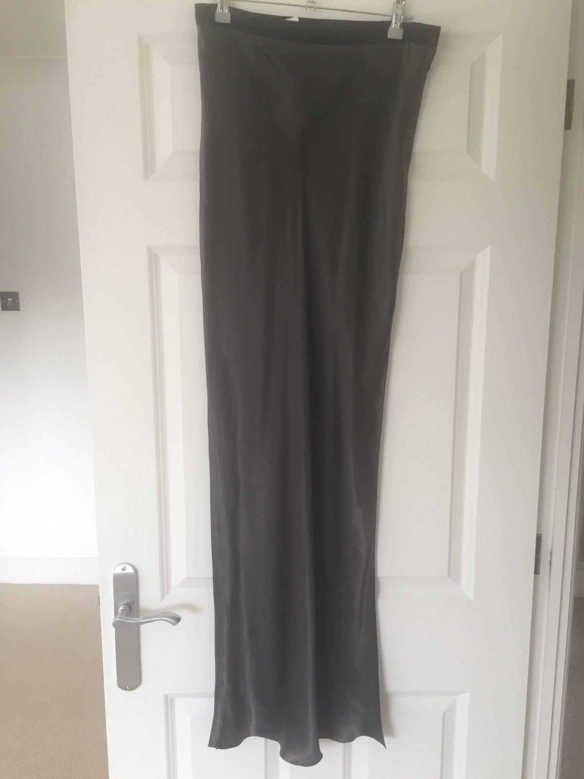 Beautiful top designer long steel grey maxi skirt by Lanvin BNWT £1000! size 8