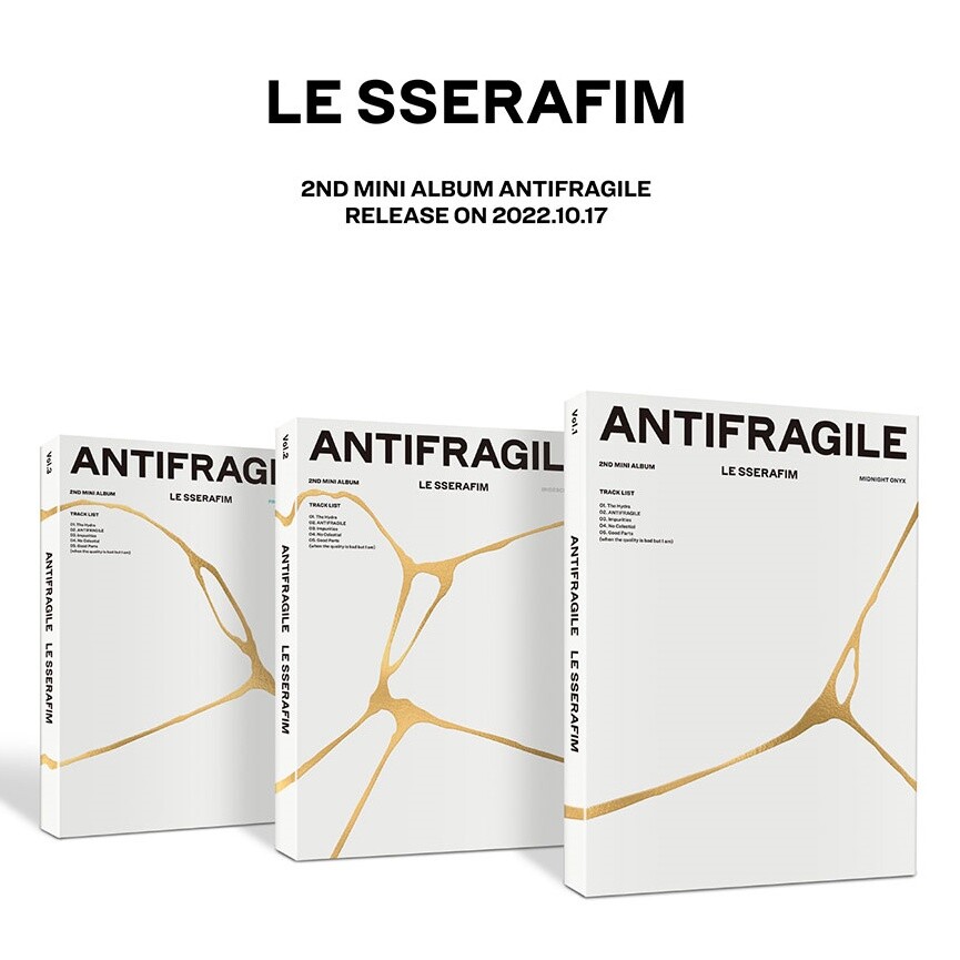 ＊あーーー様＊LE SSERAFIM ANTIFRAGILE 直筆サイン入りCD LE SSERAFIM Signed album ANTIFRAGILE autograph NOT FOR SALE