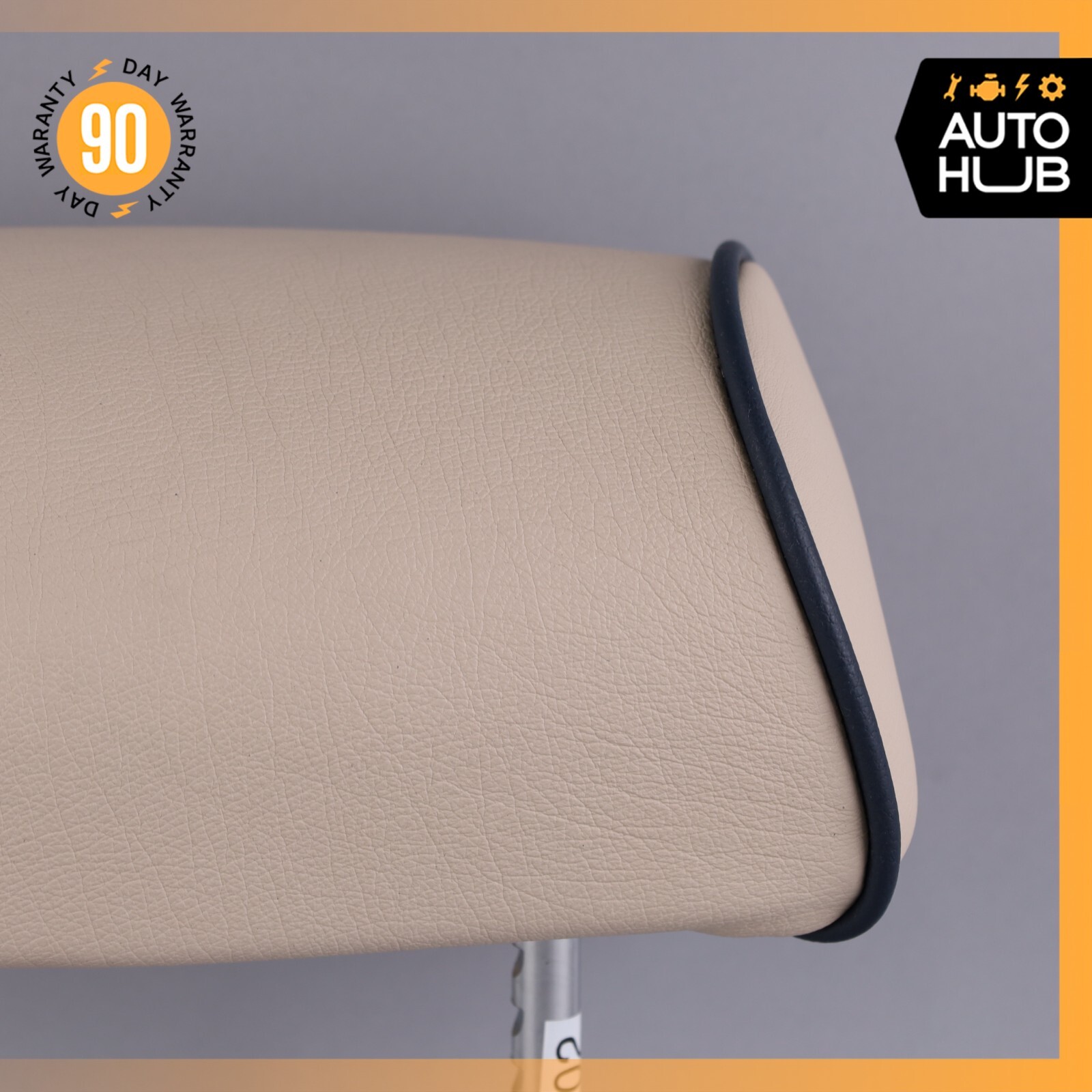 09-13 Maserati Quattroporte S M139 Rear Right or Left Seat Headrest Beige OEM