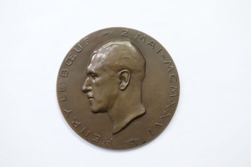 FRANCE HENRY LE BOEUF MEDAL 1926 EX H. WINTER AUCTION 118 LOT 2654 B11 RBX4 - 40 - Picture 1 of 8