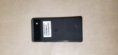 new Google Pixel 6, 128GB, color: stormy black; new OtterBox included