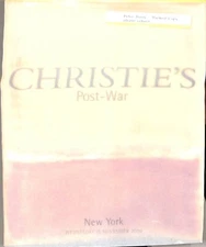 Christie's Post War Auction Catalog November 15, 2000