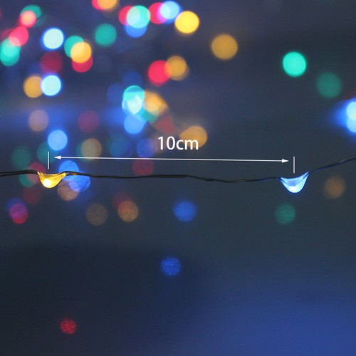 10/20/30M LED Solar Micro Rice Wire Copper Fairy String Lights Party Christmas - Picture 8 of 15
