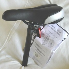 Conjunto de bicicleta de montaña Huffy negra y plateada