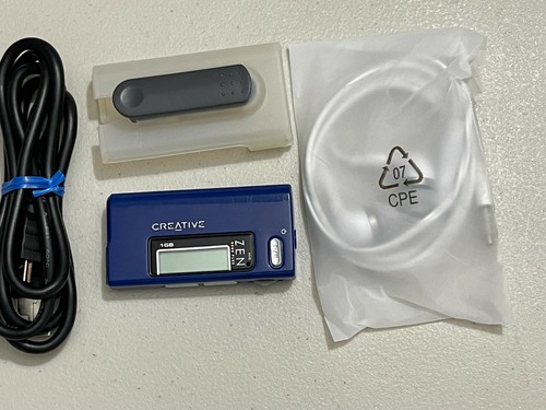 Creative ZEN Nano Plus FM Radio Voice Recorder 1 GB MP3 WMA Media Player Blue VG - Picture 5 of 7