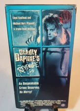 Deadly Daphne’s Revenge A.I.P. VHS Rare Horror Troma Team Video Movie Nice!