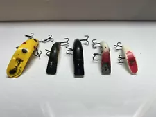 Fishing Lures Lazy Ike Collection, Lot Of Five. Vintage Lures 🔥