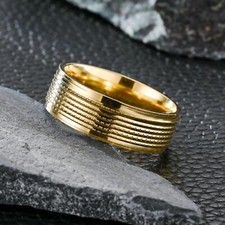 Surgical Steel Signet Rings for Men for sale