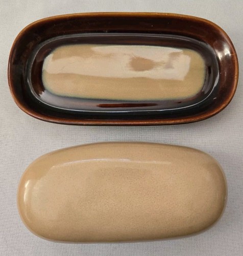 SANGO NOVA BROWN COVERED BUTTER DISH - Picture 2 of 3