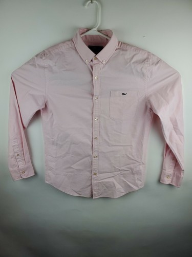 Vineyard Vines Wal Hemd mit Knopfleiste rosa Herren Small - Bild 1 von 4