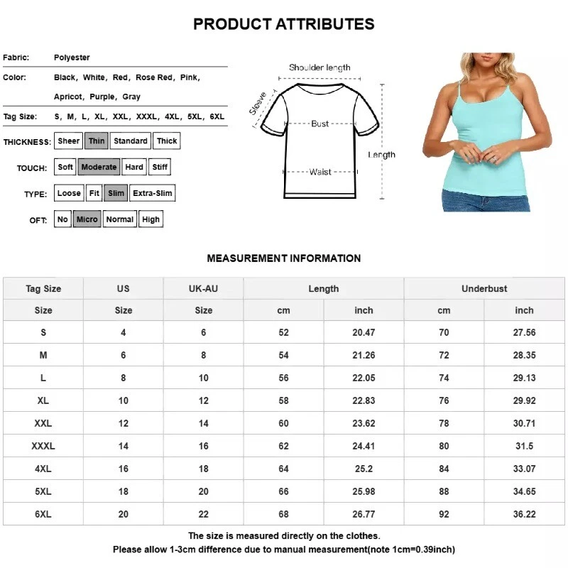 Women Built in Bra Padded Cami Vest 2 in 1 Camisole Tops With Shelf Tank T Shirt - Image 2 of 4