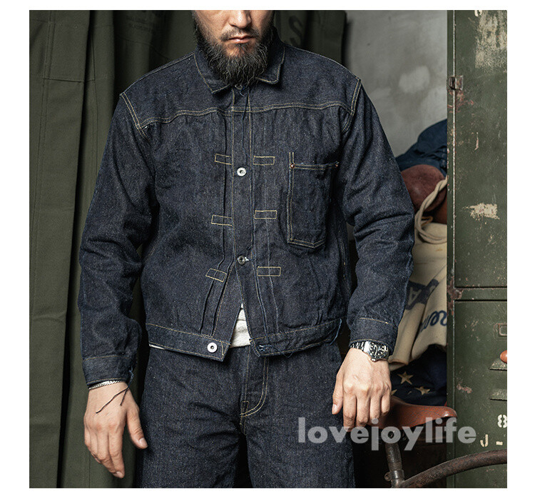 Bronson Vintage S806XX Slub Selvedge Raw Denim Jacket 13oz 1943