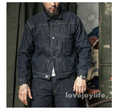 Bronson Vintage S806XX Slub Selvedge Raw Denim Jacket 13oz 1943