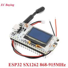 2pcs/lot LoRa ESP32 Oled Wifi Module, SX1262, 868MHz/915MHz, IOT Antenna