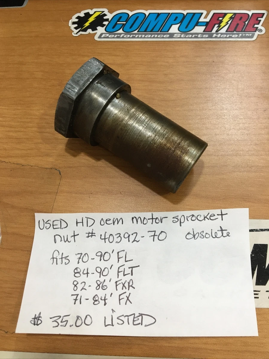 Harley Davidson Oem Motor Sprocket Nut #40392-70 | eBay