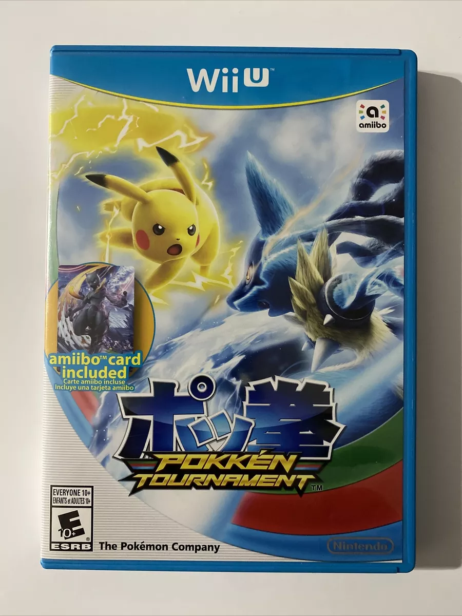 Pokk n Tournament Wii U 2016 Pokemon Pokken Tournament WiiU Pok mon No Card