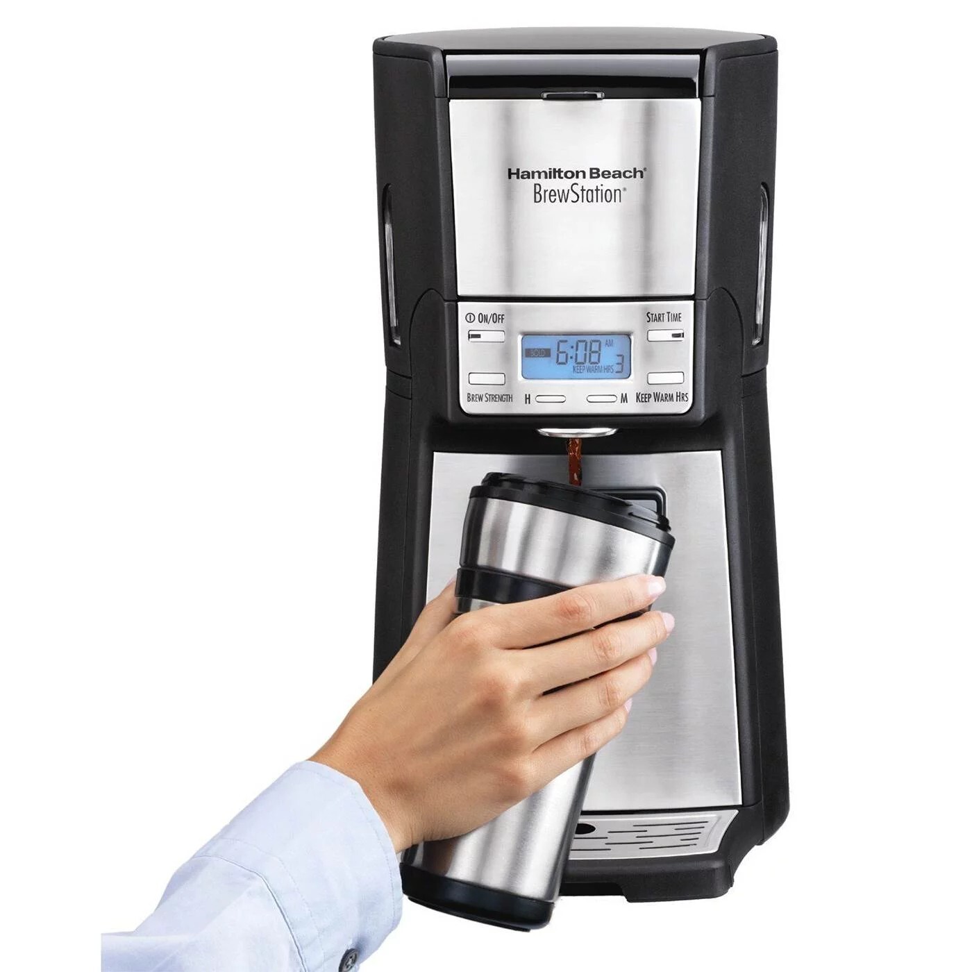 Hamilton Beach BrewStation Summit 12 Cup Programmable Coffee Maker NEW