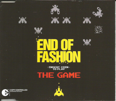 END OF FASHION The Game w/ LOUNGE & ACOUSTIC TRK CD single SEALED Atari Galaga