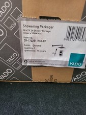 complete shower unit enclosure 800 by 800 Tray And Thermostatic Shower Tap, Trap